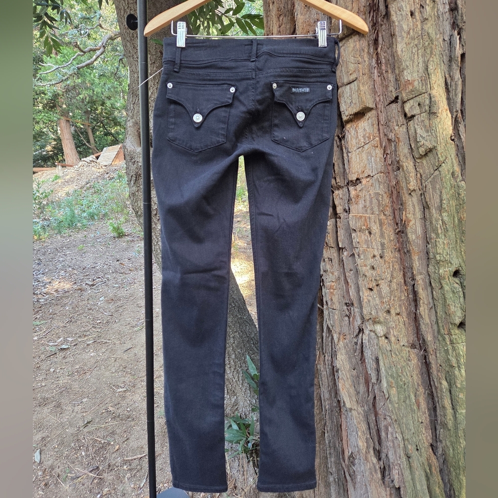 Hudson Womens‎ Black Collin Skinny Jeans Size 27 - Picture 3 of 5